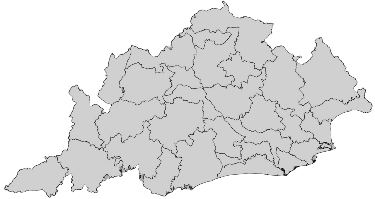 Map of Odisha highlighting Inara Foundation's areas of work